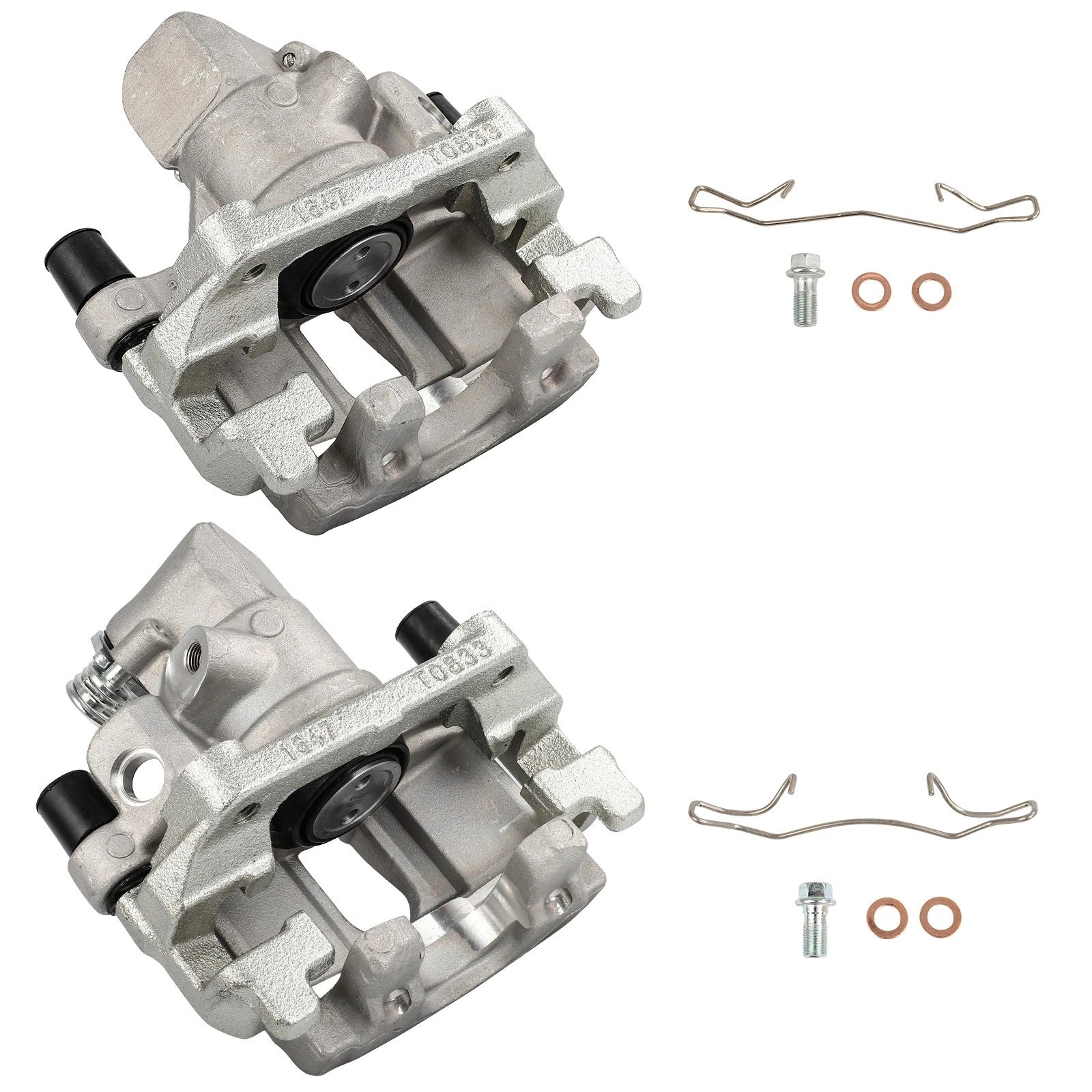 Set of 2 Rear Brake Calipers for Ford Ecosport, Focus