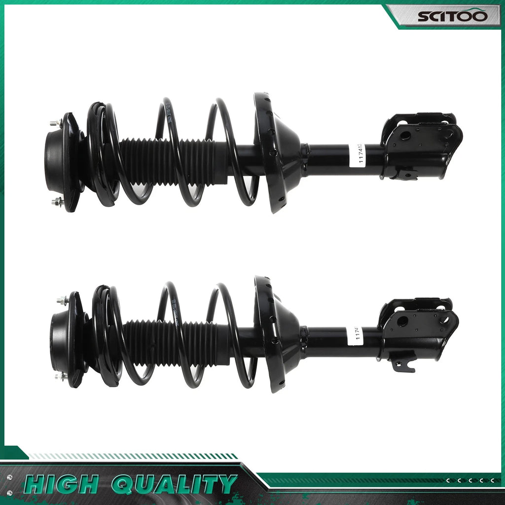 Set of 2 Front Shocks Struts & Coil Springs for Subaru Forester (2004–2005)