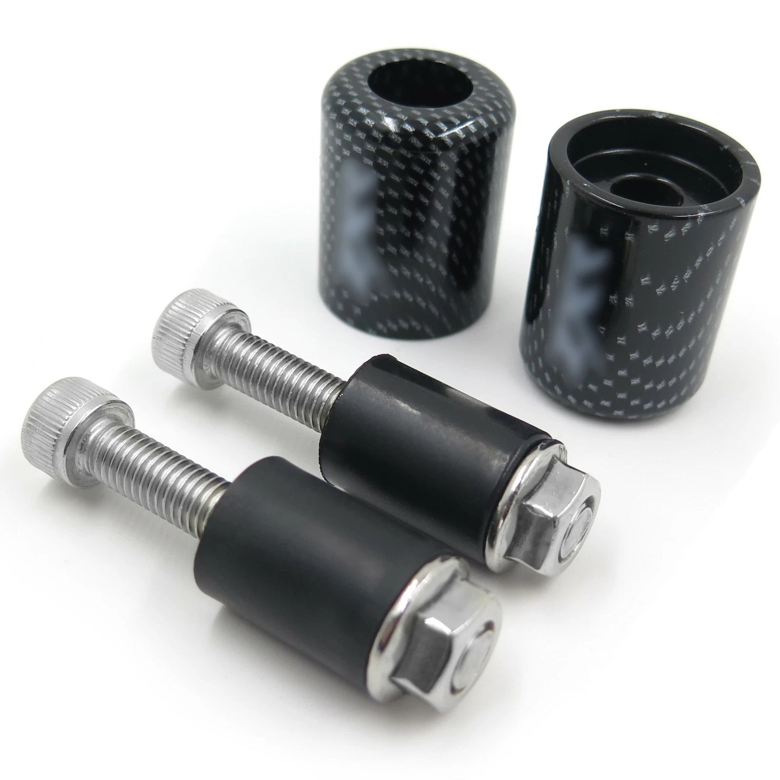 Rubber Bar Ends Sliders for Kawasaki Ninja 500R EX500 650R ZX600 ZX6 ZX6R (1988–2009)