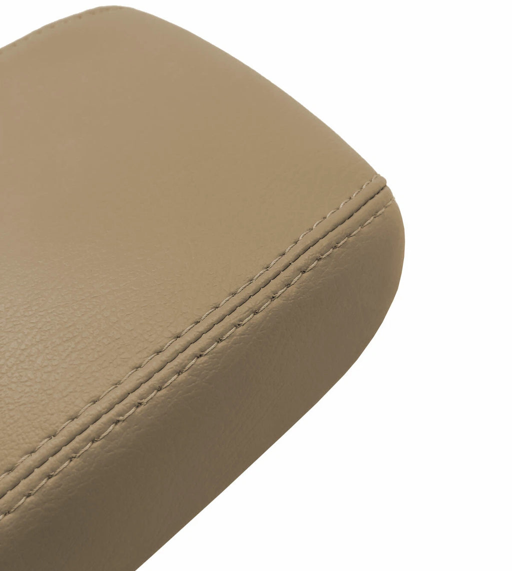 Leather Console Lid Armrest Cover for Hyundai Elantra (2017–2020) Beige