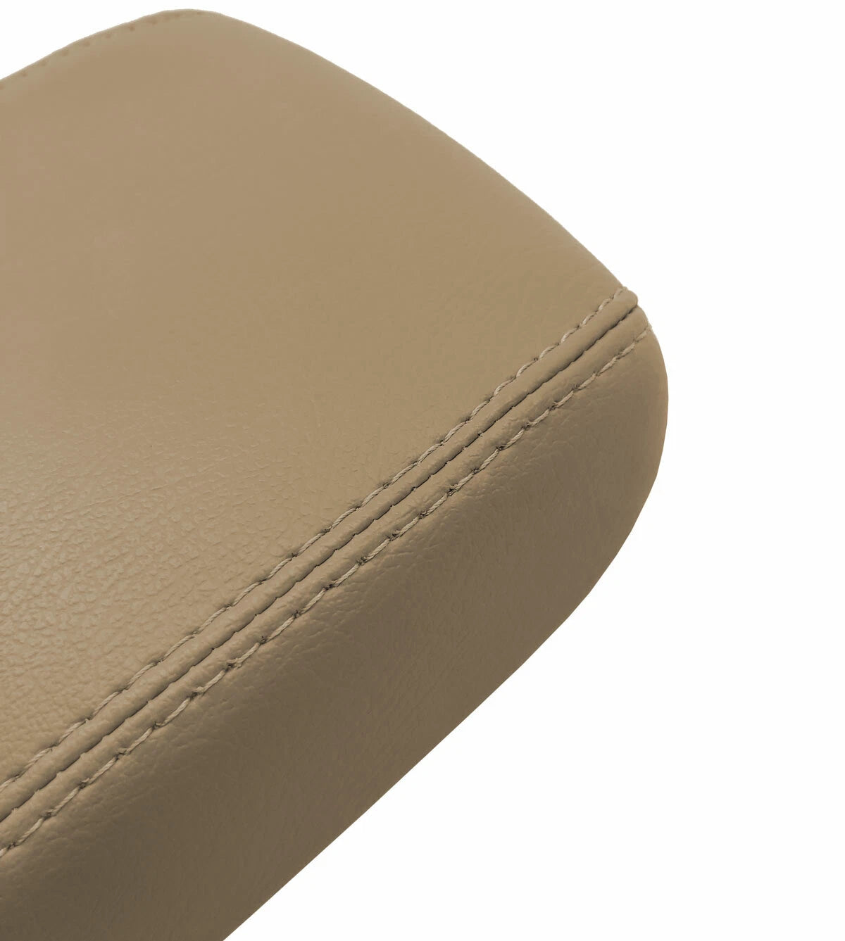 Leather Console Lid Armrest Cover for Hyundai Elantra (2017–2020) Beige