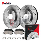 Front Brake Rotors & Pads for Jeep Compass Patriot Dodge Caliber Avenger (2007–2017)