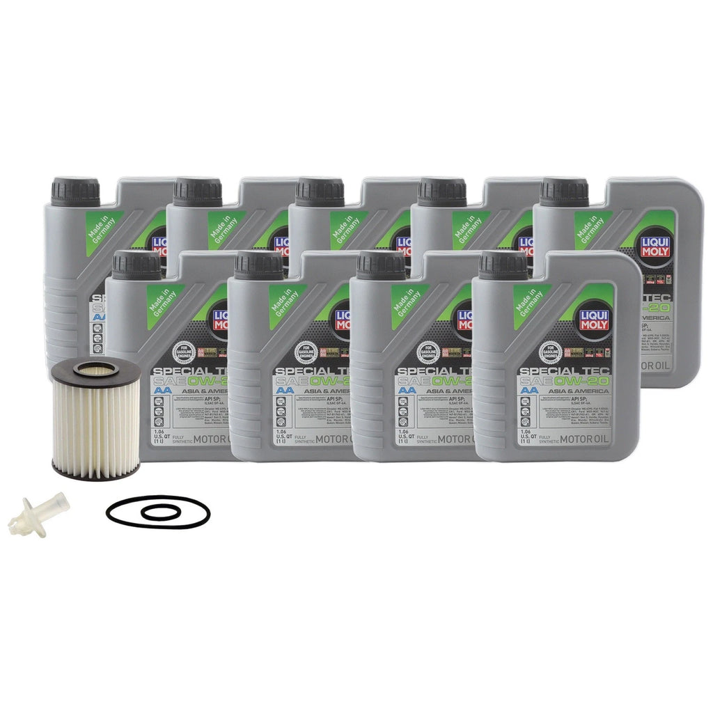 Liqui Moly Special Tec AA 0W-20 Engine Oil Change Kit for GS460 LS460 (2007–2017)