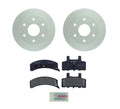 Set of 2 Bosch Front Vented Rotors & Disc Brake Pads for GM 4WD RWD