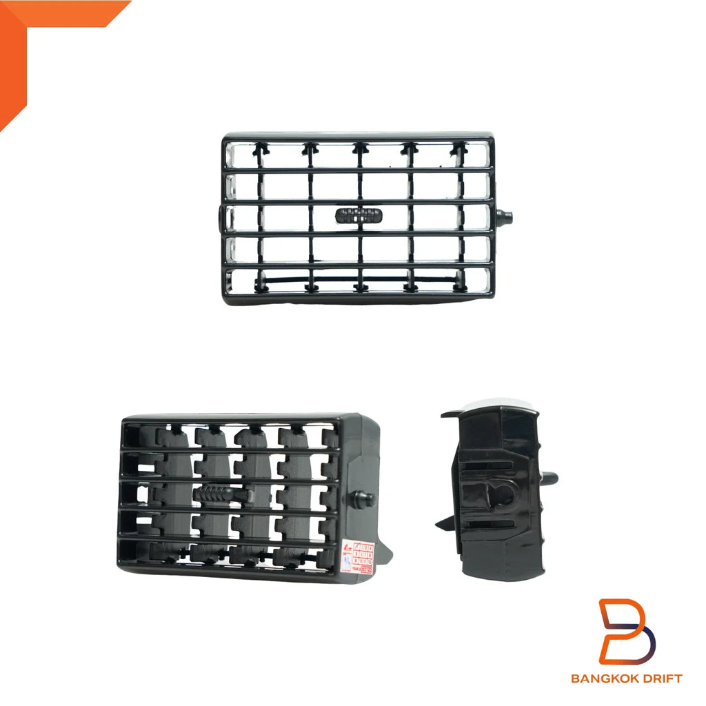 4 x Black Air Vent Grille for Toyota Hilux Ute (88-97)