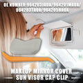 Makeup Mirror Cover Sun Visor Cap Clip for Nissan (1 Set) No.964203JA0A