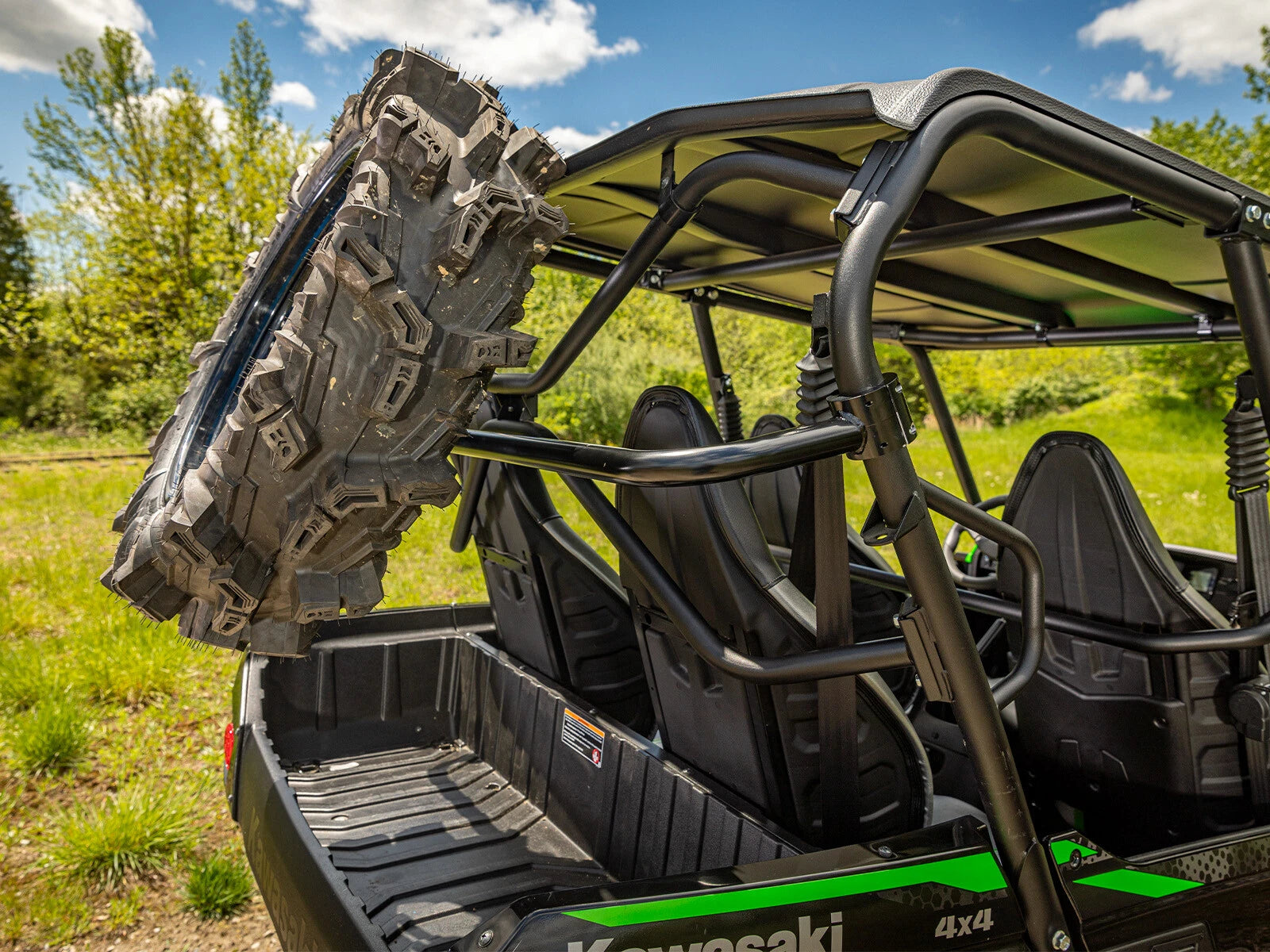 Heavy-Duty Spare Tire Carrier for Kawasaki Teryx 4 (2014–2023)