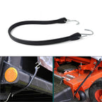 Set of 4 21" Rubber Tarp Straps Tie Down Bungee Cords with Hooks