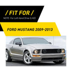 Front Inner Decor Cover Trim for Ford Mustang (2009–2013) Carbon Fiber