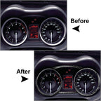 4 Pcs Carbon Fiber Speedometer Panel Frame for Mitsubishi Lancer EVO X (08-15)