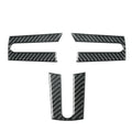 3 x Carbon Fiber Interior Steering Wheel Cover Trim for Ford Mustang (2005–2009)