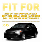 2X Front Side Cowl Extension Covers for Nissan Versa Tiida (C11)