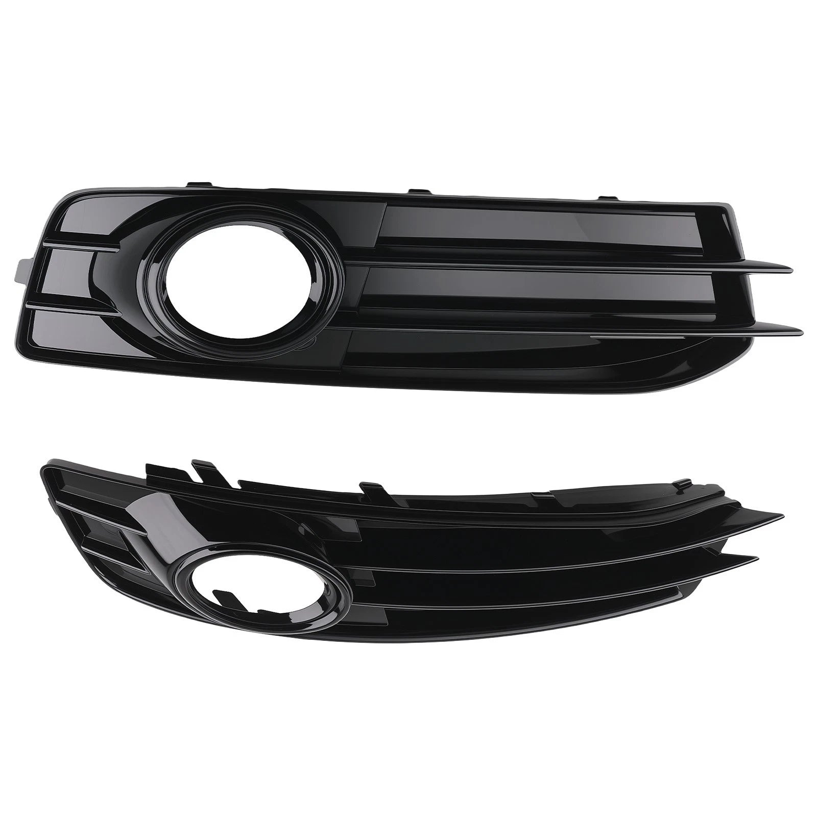 Pair Front Bumper Fog Lamp Grille for Audi A3 8P S-Line (2009–2012) 8P0807682