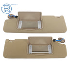 Sun Visors Pair with Lights and Mirror for Honda Ridgeline/Pilot/Passport (2016-2023)