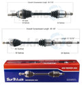 Set of 2 Front AAR CV Axle Shafts for Lexus RX350 (2007–2015)