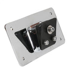 Chrome Laydown License Plate Mounting Bracket for Harley Sportster Dyna Softail