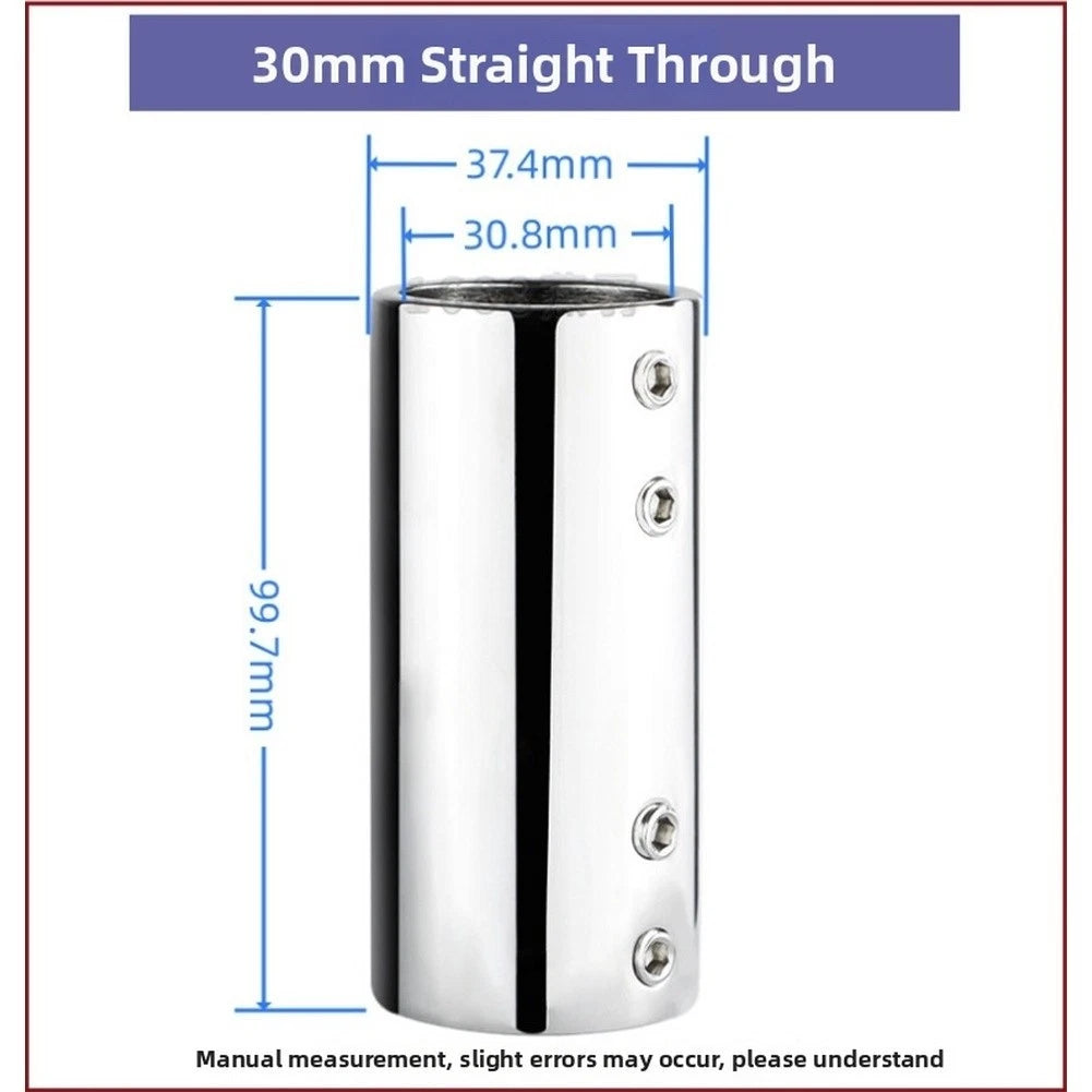 316 Stainless Steel Boat Pipe Connector for Marine Pipes (25mm, 32mm)