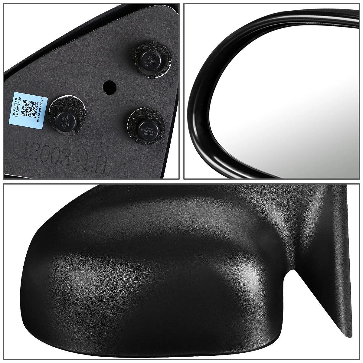 OE Style Manual Side Door Mirror for Dodge Dakota Durango (1997–2004) CH1321174