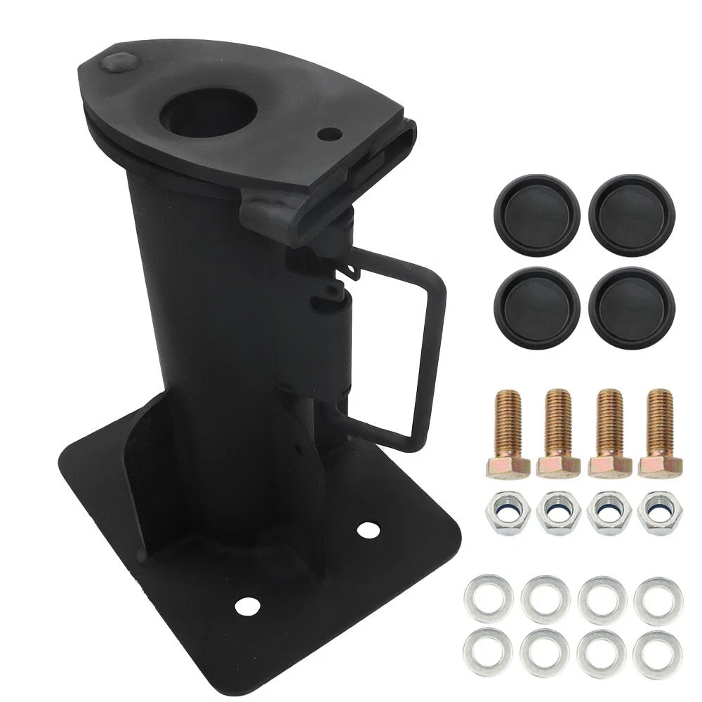 Gooseneck Ball Fifth Wheel Adapter for Camper RV Trailer (15")