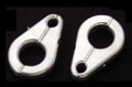 Brake Line Clamp for ATV/UTV 1 Inch Arm, 5/16 Inch Line, Silver