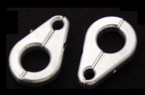 Brake Line Clamp for ATV/UTV 1 Inch Arm, 5/16 Inch Line, Silver