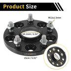 2X 5x114.3mm Wheel Spacers 64.1mm M12x1.5mm for Honda CR-V, Odyssey 