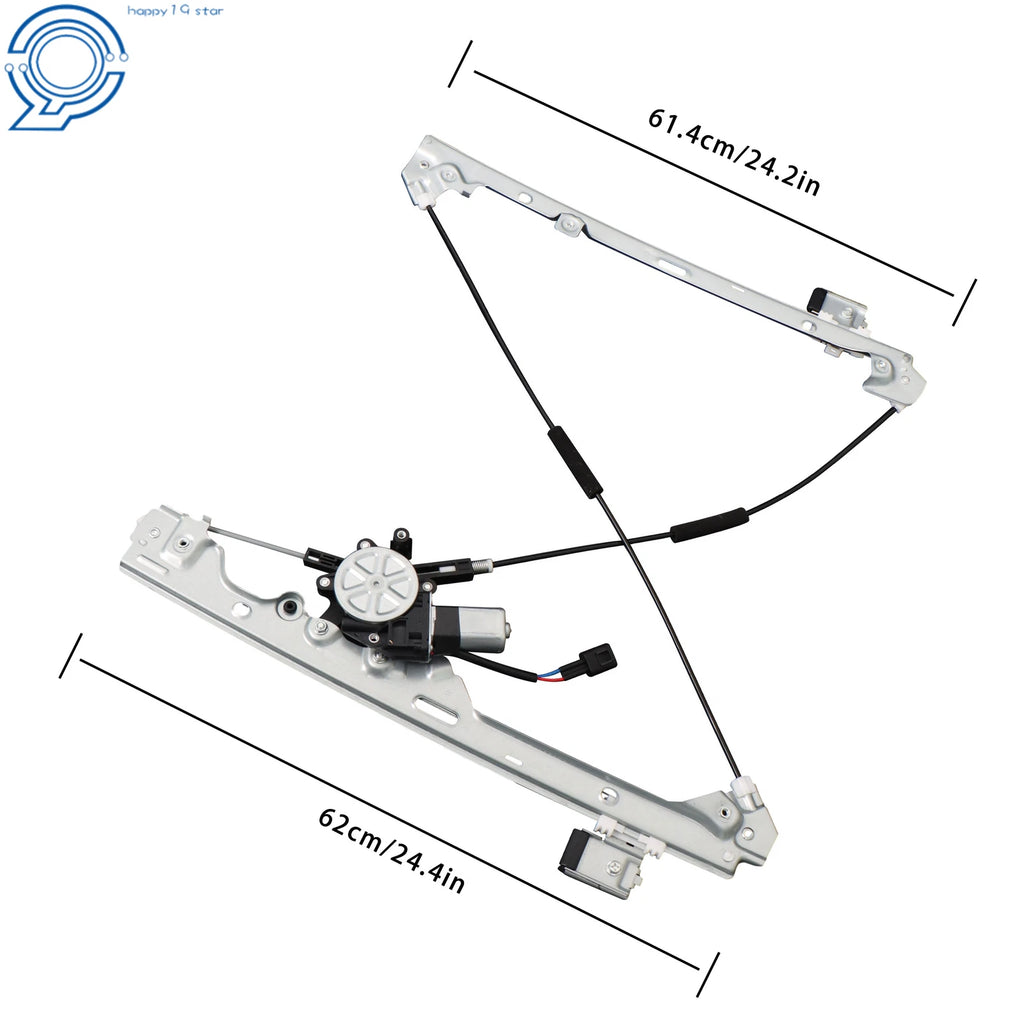 Power Window Regulator with Motor for Chevy Silverado (1999–2007)