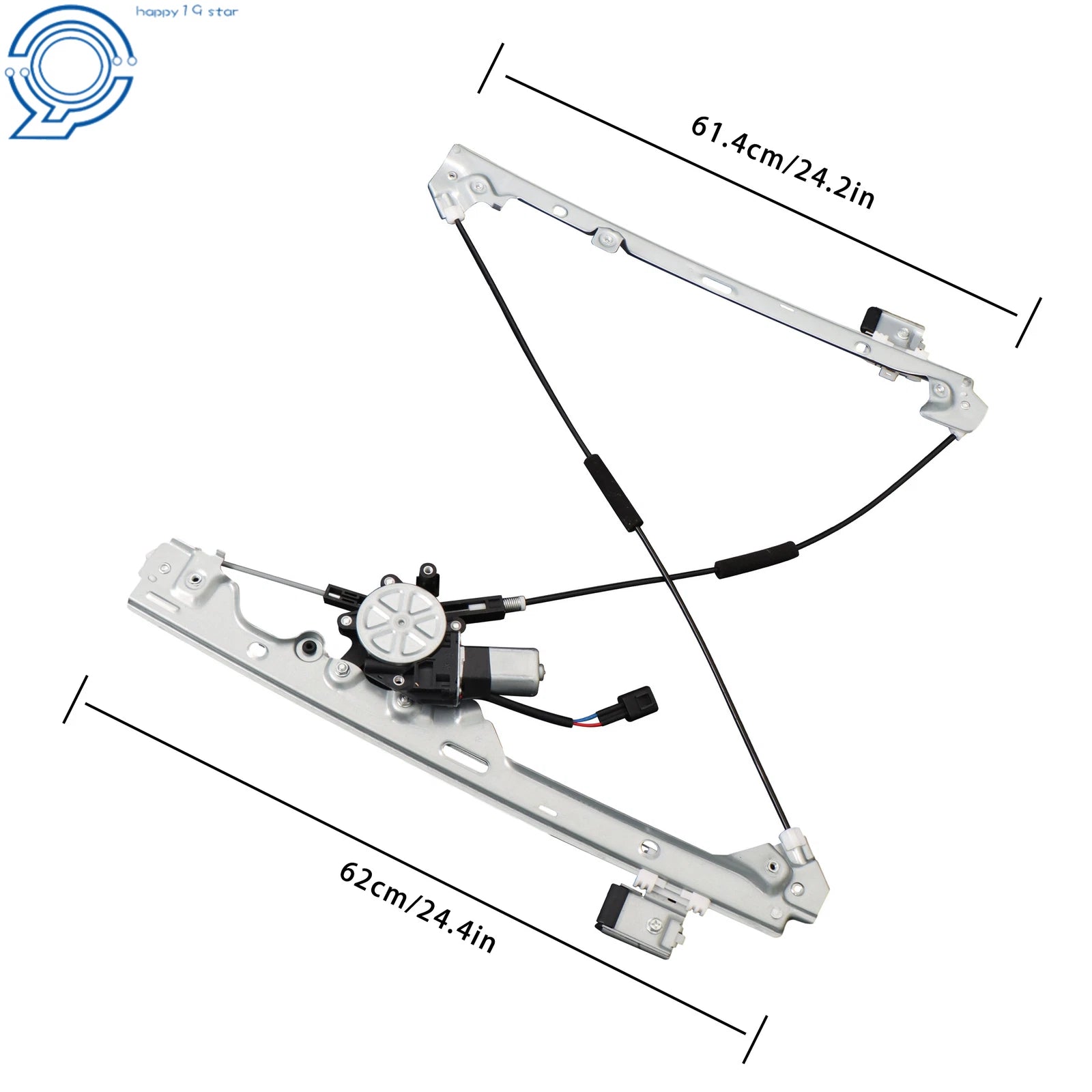 Power Window Regulator with Motor for Chevy Silverado (1999–2007)