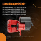 Red Rear Left Electric Brake Clamp Caliper for VW Passat (2005–2010) 3C2 3C53C0615403C