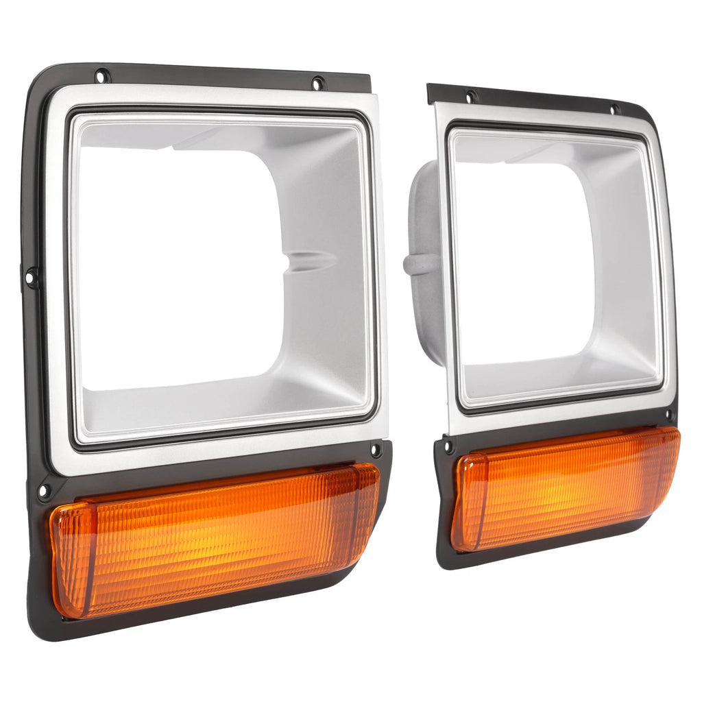 Headlight Bezel Pair for Dodge D/W Pickup Truck (1986–1990)