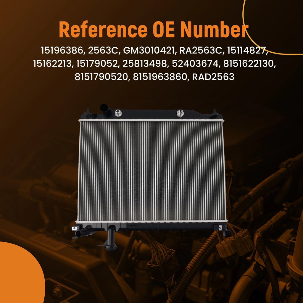 Aluminum Engine Radiator for Buick Rainier 5.3L (2004–2007) 15196386 2563C