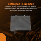 Aluminum Engine Radiator for Buick Rainier 5.3L (2004–2007) 15196386 2563C