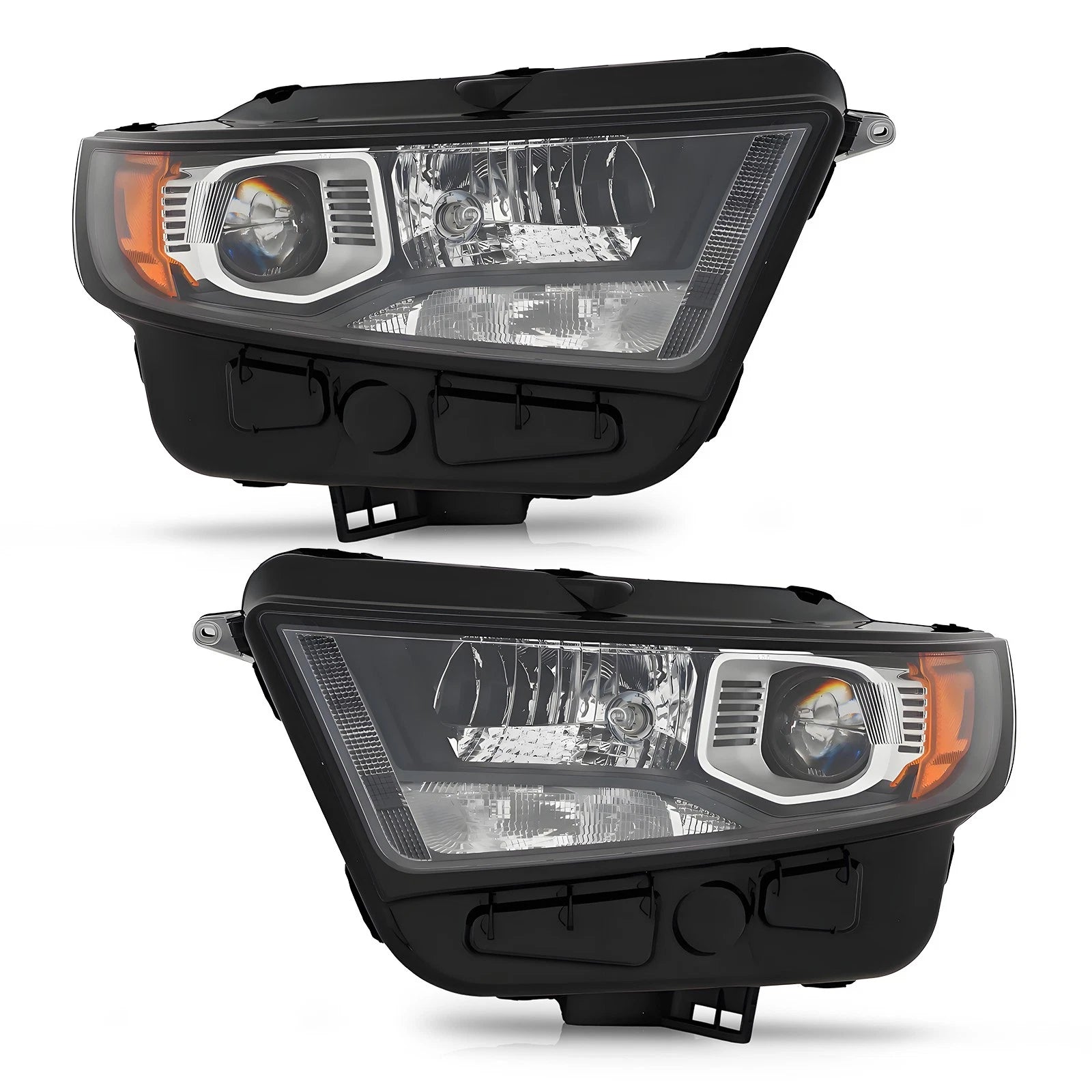 HID Xenon Headlight Pair for Ford Edge (2015–2018) w/o Ballast & Bulb