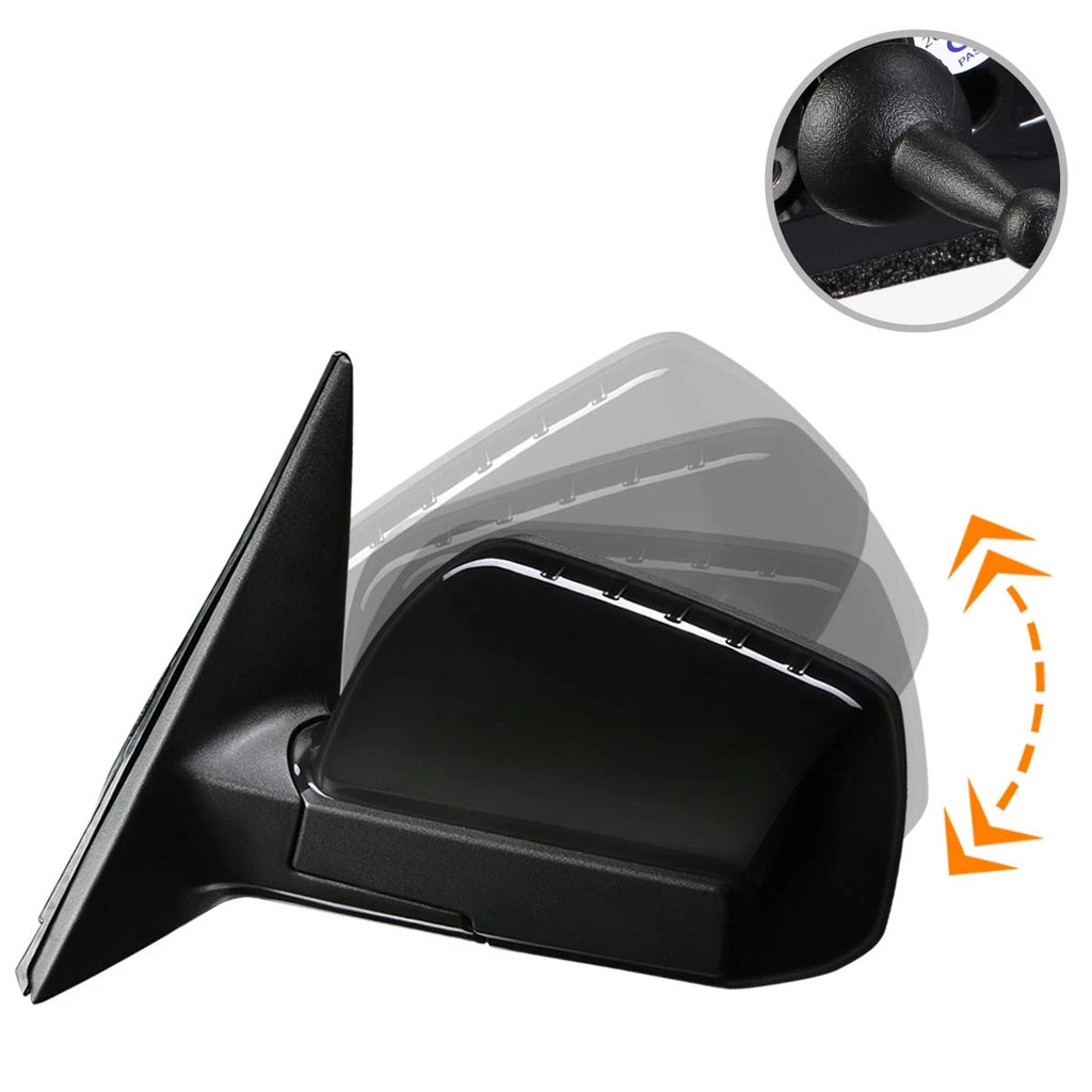 Manual Adjust Side Rear View Door Mirror Driver Left for Kia Soul (2012–2013)