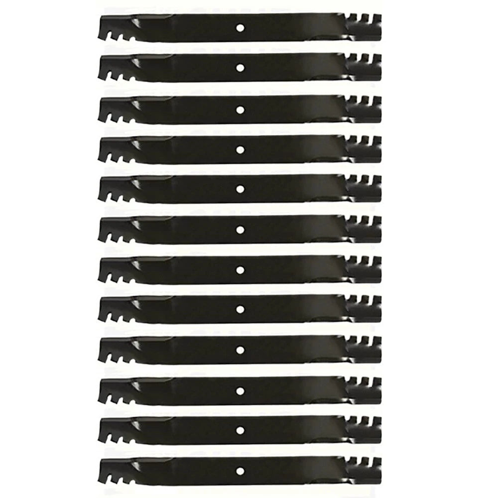 12 Pack Toothed Mulching Mower Blades for SCAG 72" (Fits 396-764, 481709, 48112, 48113)
