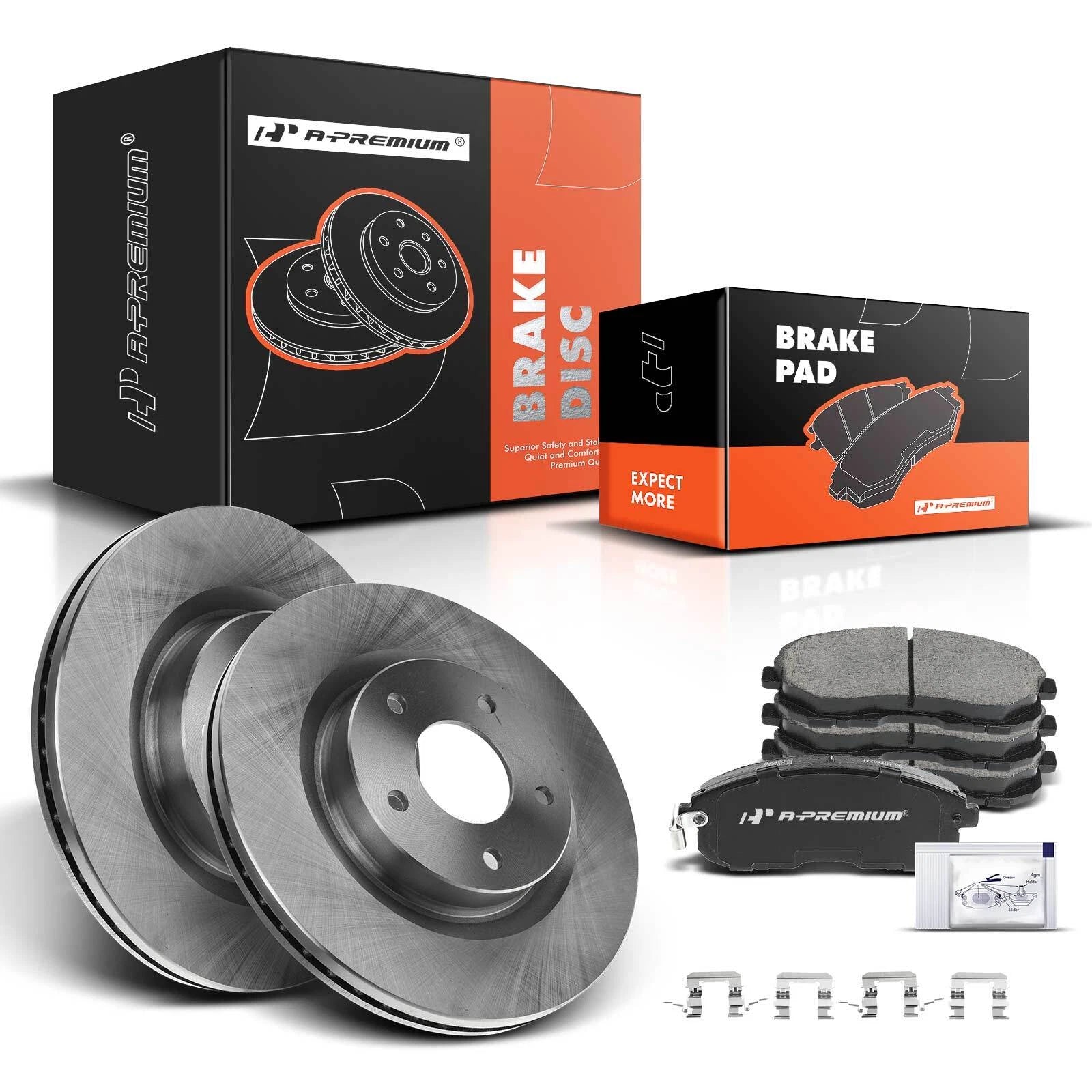Front Disc Brake Rotors & Ceramic Pads for Nissan Altima (2007–2013)