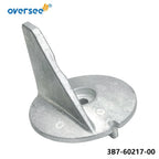 Zinc Anode Trim Tab for Tohatsu Outboard 60-140HP (2T) (3B7-60217-0)