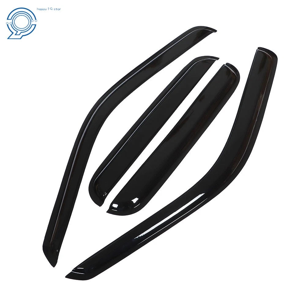 Set of 4 Window Visors for Ford F250 F350 F450 Super Duty (1999–2016)