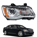 Replacement Headlight for Chrysler 300 (2011-2014) Right Chrome Halogen