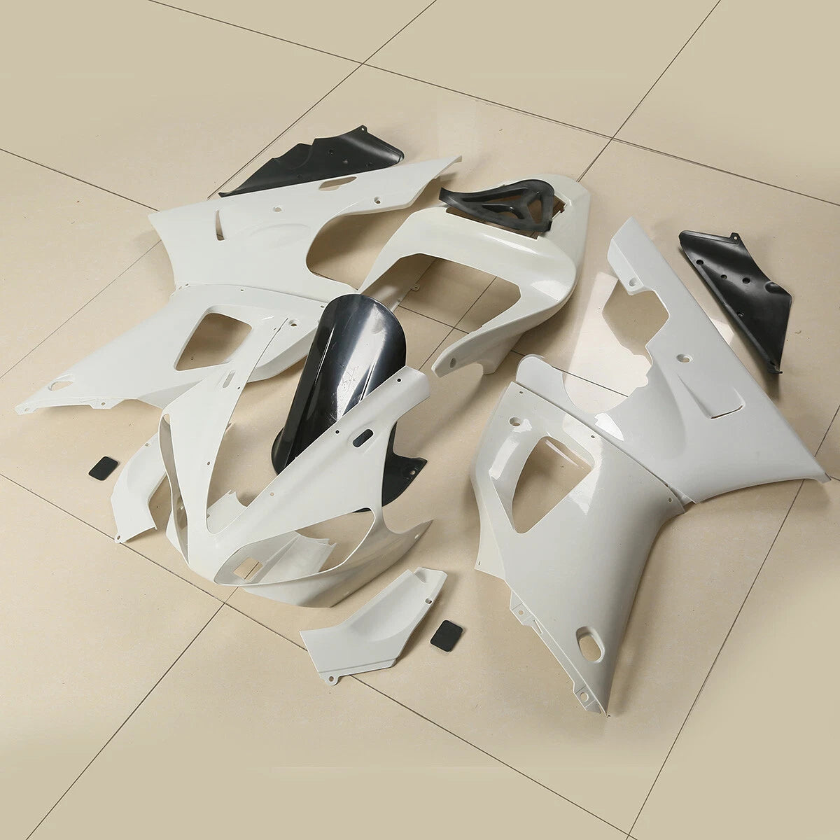 Unpainted Injection Fairing Bodywork Windscreen for Yamaha YZF R1 (2000–2001)