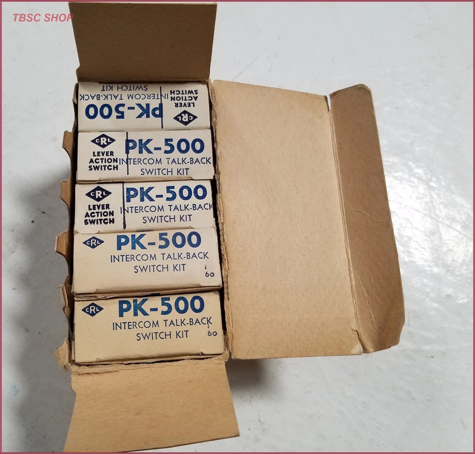 5 Pack Lever Action Switches for Intercom Talk Back PK-500