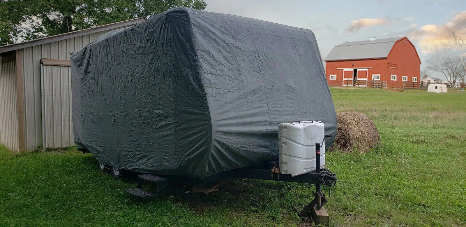 Travel Trailer Storage Cover for 10ft to 24ft (Fits )