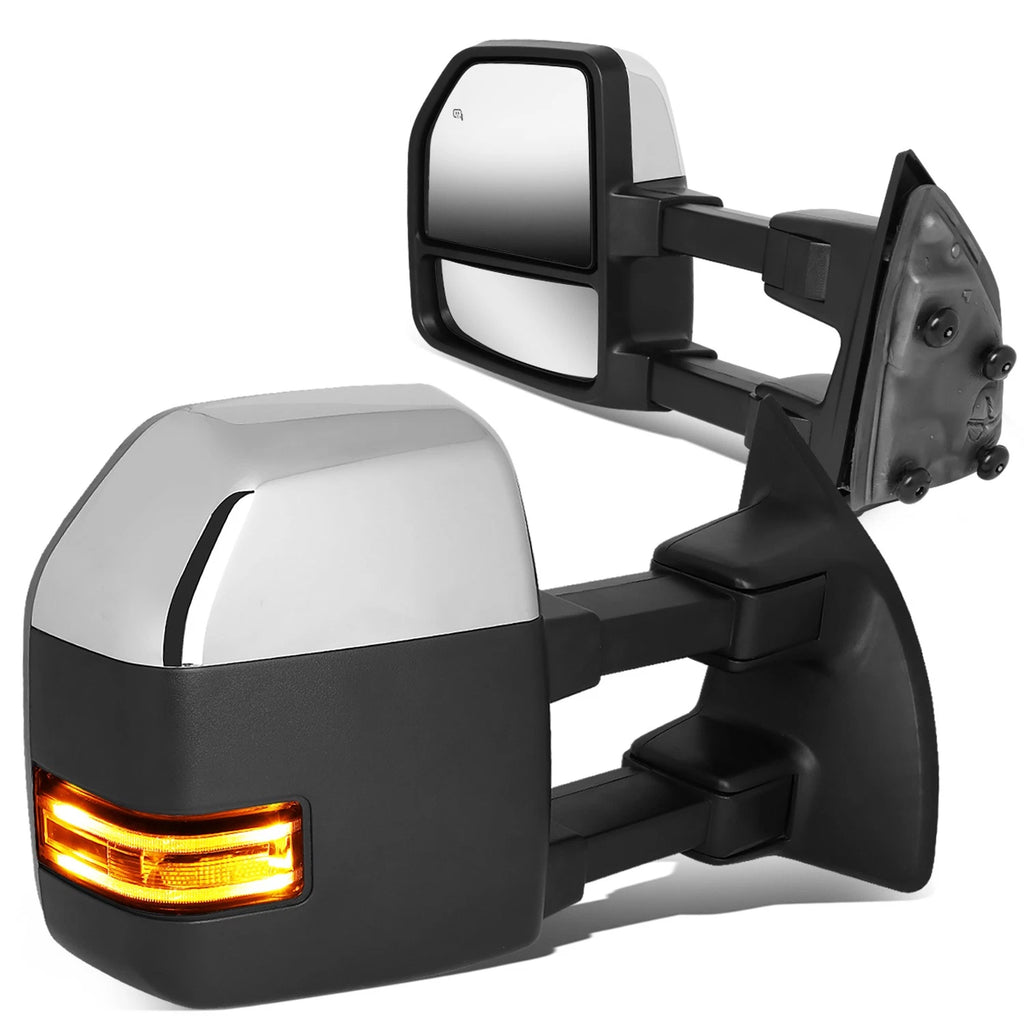 Powered Heated LED Turn Signal Side Towing Mirror for Ford Super Duty (2008–2016)
