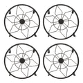 3/4 Pack 9" Metal Plant Stands for Flower Pot (Heavy Duty, Black)