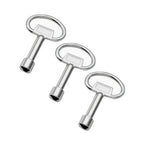 3X Aluminum Triangular Key Set for Faucet Valve Fire Hydrant