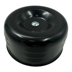 Air Cleaner Assembly Black Louvered for 1 or 2 Barrel Carb (2-5/8 in Neck)