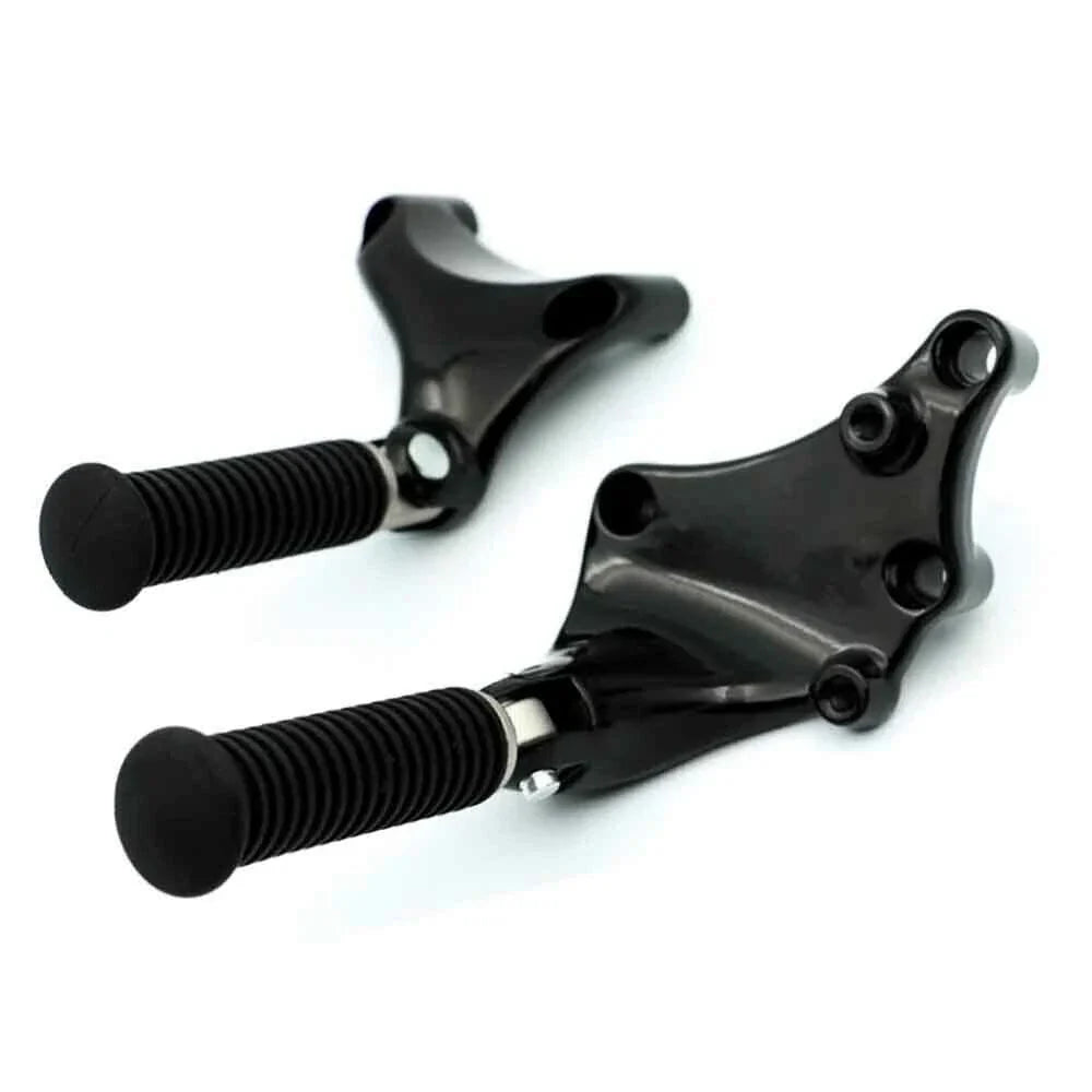 Rear Passenger Foot Pegs Mounts for Harley Sportster XL1200 Iron 883 (14-20)