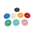 8 Pack Diamond Concrete Polishing Pads for Wet Dry Use (5")