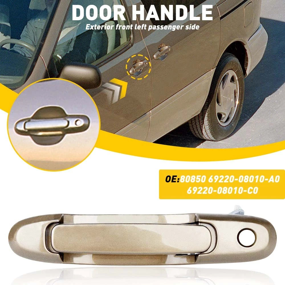 Exterior Door Handle for Toyota Sienna (1998–2003) - Gold