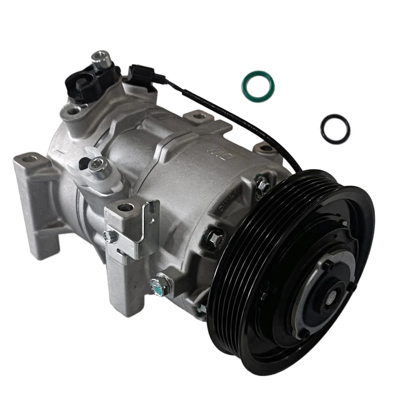 AC Compressor w/6-Groove Pulley for Hyundai Accent Kia Rio (2012–2017) CO20765C 1.6L